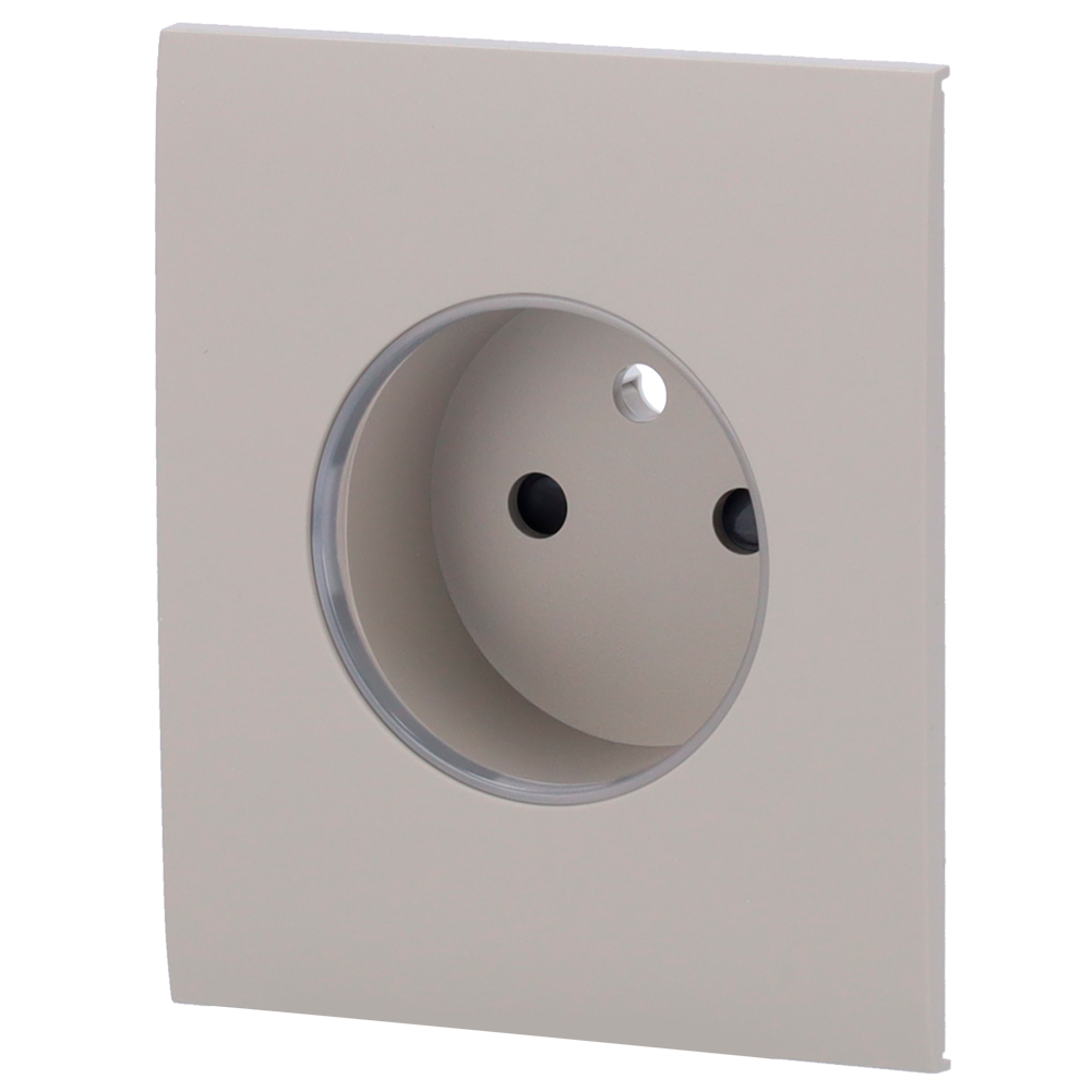 Cache central pour prise intelligente type ECompatible avec AJ-OUTLETCORE-SMART-EIndicateur LED sur  - Ajax | Ref: AJ-CENTERCOVER-SMART-E-OLI
