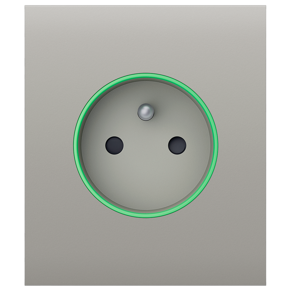 Cache central pour prise intelligente type ECompatible avec AJ-OUTLETCORE-SMART-EIndicateur LED sur  - Ajax | Ref: AJ-CENTERCOVER-SMART-E-OYS