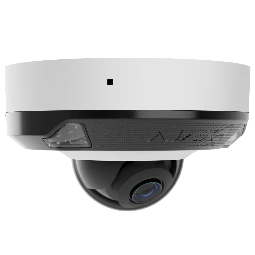 Caméra IP 5 Megapixel Ajax Progressive Scan CMOS Objectif 4 mm, emplacement MicroSD jusqu'à 256GB LE - Ajax | Ref: AJ-DOMECAM-MINI-5-0400-HL-W