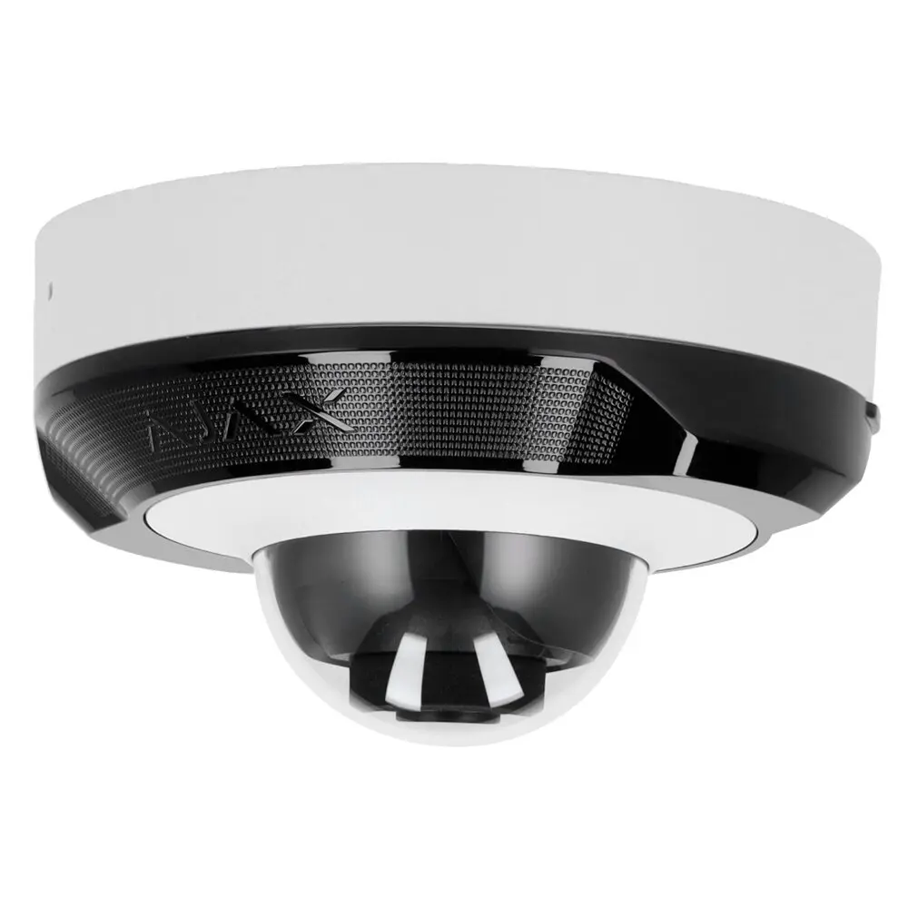 Caméra IP 5 Megapixel Ajax Progressive Scan CMOS Objectif 4 mm, emplacement MicroSD jusqu'à 256GB LE - Ajax | Ref: AJ-DOMECAM-MINI-5-0400-W
