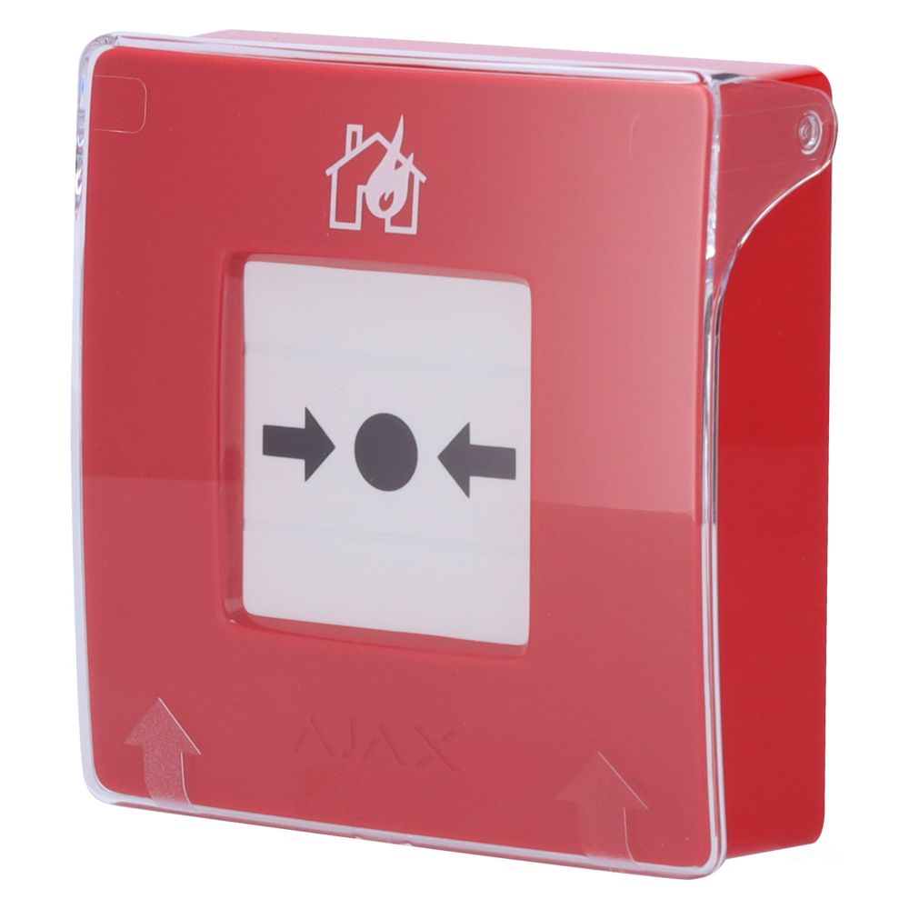 AJAX
Bouton d'alarme incendie manuel rouge
Certification EN 54-11:2001/A1:2005
Bouton d'alarme incendie ou activateur de scénario
Compatible avec la fonction d'alarme interconnectée
Transmission de l'alarme à l'ARC
Alimentation 2 piles CR123A - Ajax | Ref: AJ-MANUALCALLPOINT-RED