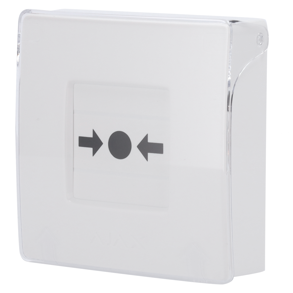 AJAX
Bouton d'alarme incendie manuel blanc
Sans fil 868 MHz Jeweller
Bouton d'alarme incendie ou activateur de scénario
Compatible avec la fonction d'alarme interconnectée
Transmission de l'alarme à l'ARC (configurable)
Alimentation 2 piles CR123A - Ajax | Ref: AJ-MANUALCALLPOINT-WHITE