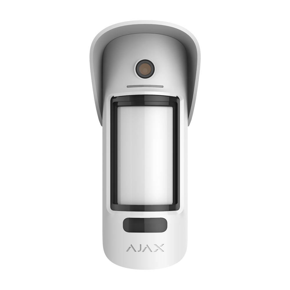 Détecteur double PIR Extérieur PIR 15m avec prise photo IP55 - Ajax | Ref: AJ-MOTIONCAMOUTDOOR-W